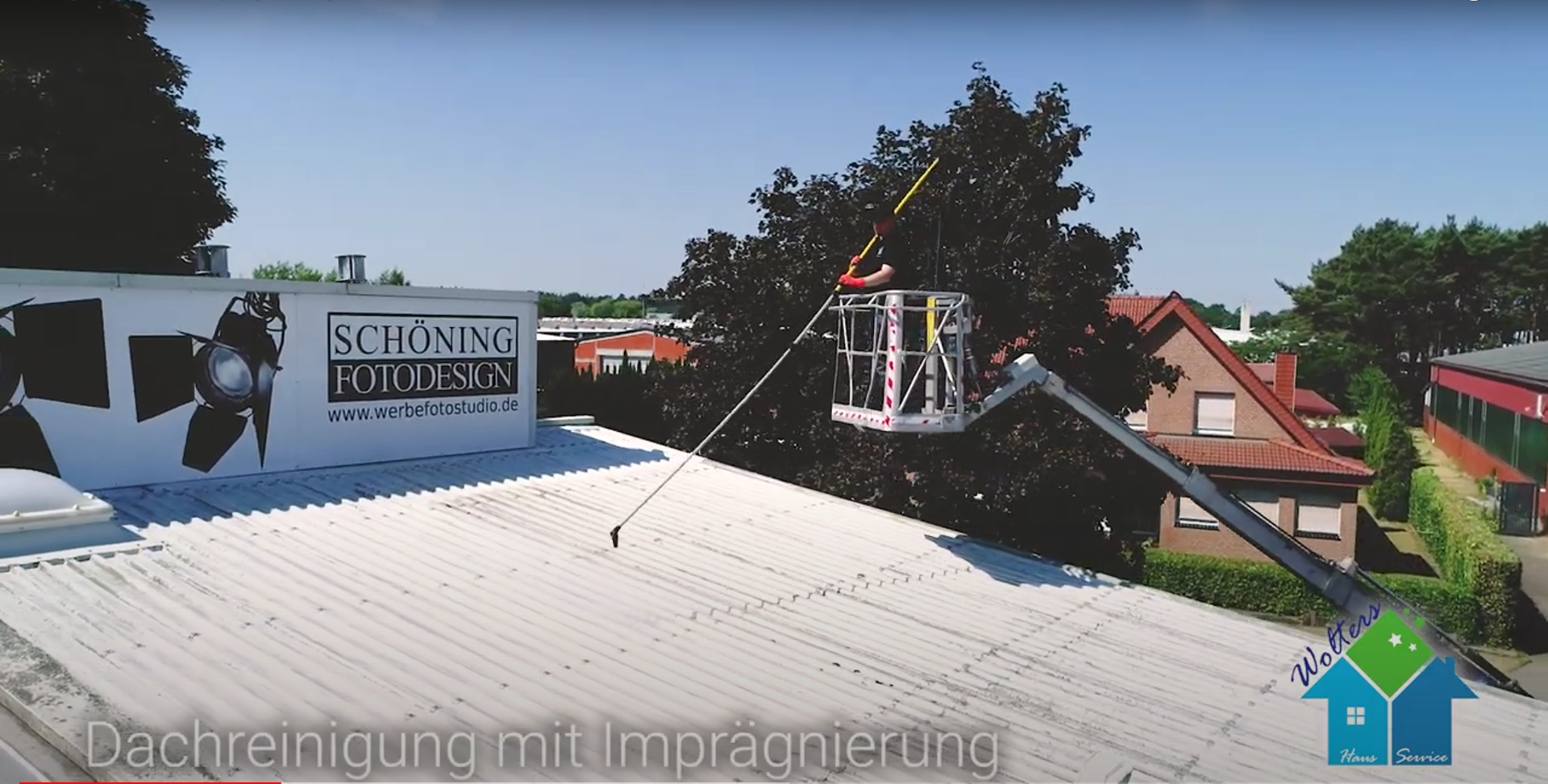 Fachgerechte Dach-Komplettreinigung f&uuml;r Kunden in der Obergrafschaft.